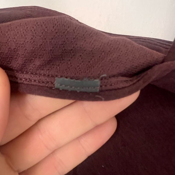 Vuori Elevation Square Neck Tank Top Burgundy - Picture 4 of 5